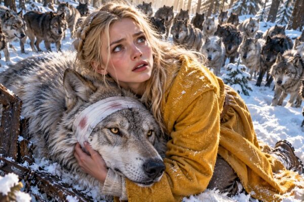 Abandoned to Freeze, the Rejected Omega Awoke Surrounded by 30 Wolves—Then the Largest One Shifted!