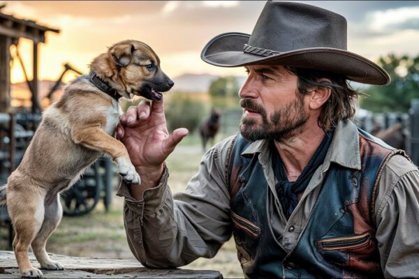 Cowboy Bought an Aggressive Puppy for 25 Cents — Three Months Later He Was Left in Shock