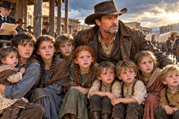 Nobody Would Take All 9 Children Together—Until a Cowboy Said, “I’ll Be Their Father!”