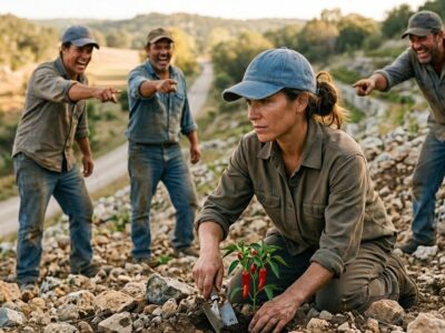 SHE planted CHILI on a rocky hillside the agronomist called IMPOSSIBLE — four years later…