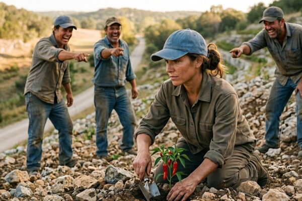 SHE planted CHILI on a rocky hillside the agronomist called IMPOSSIBLE — four years later…