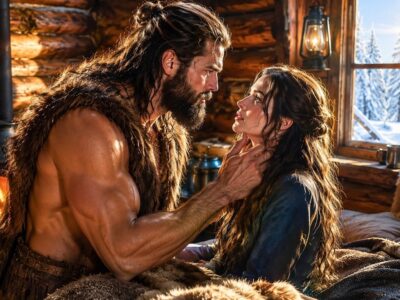 “Sleep in Here Tonight,” the Mountain Man Ordered—Her Quiet Trust Shattered His Walls