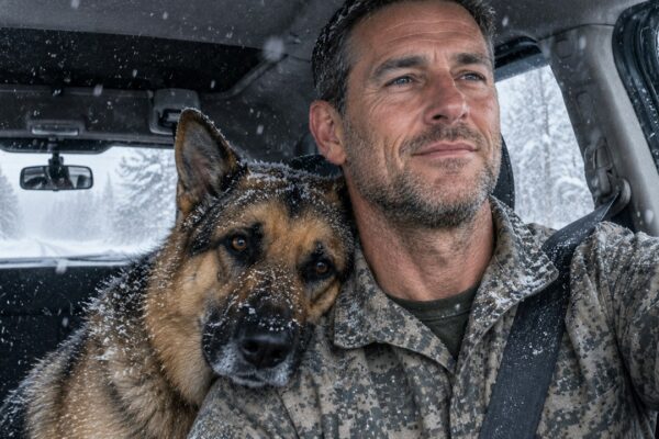 The German Shepherd Who Rested His Head on a Veteran’s Shoulder—and Changed His Life