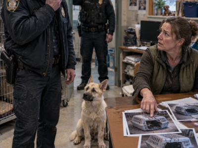 “He wasn’t trying to scratch his way out,” Dana whispered, staring at the photos.
