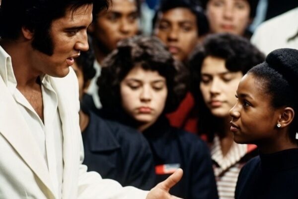 A 14-year-old black fan was insulted in line for the show — Elvis heard her, stopped everything D