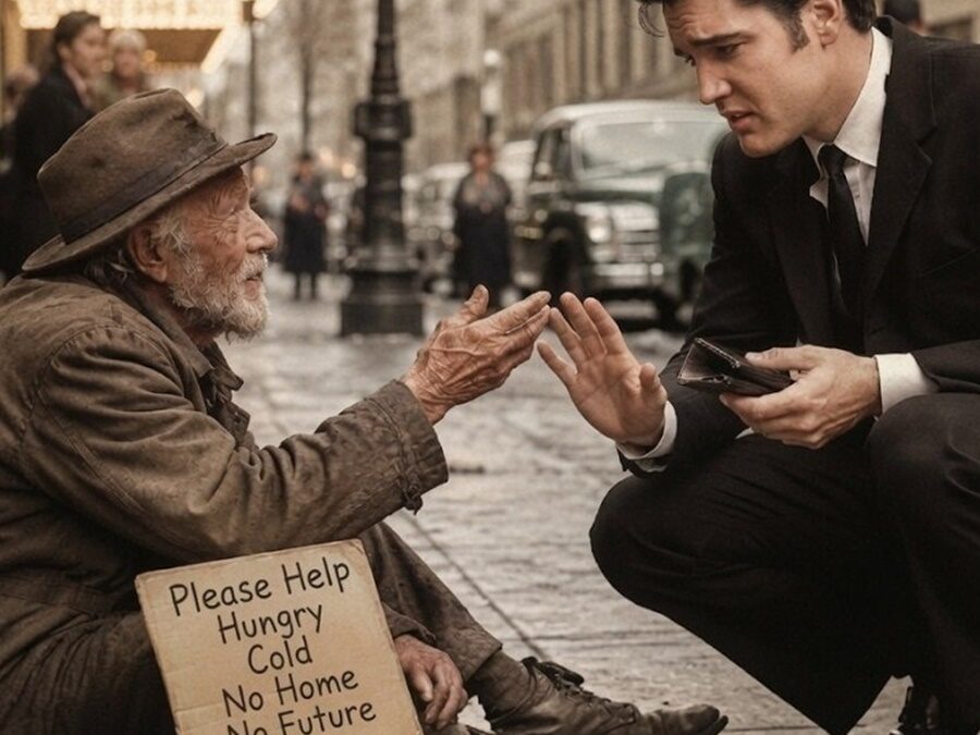 A Poor Man Asked Elvis for Just One Dollar… What Elvis Gave Him Instead Changed His Family Forever D