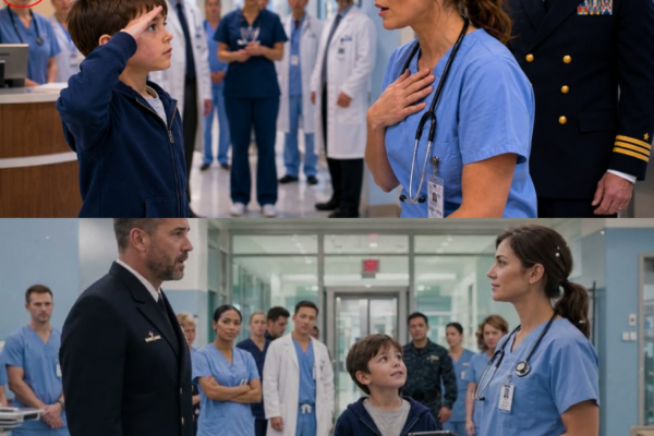 Doctors Were Shocked When The Navy SEAL Commander’s 7-Year-Old Son Saluted the Nurse