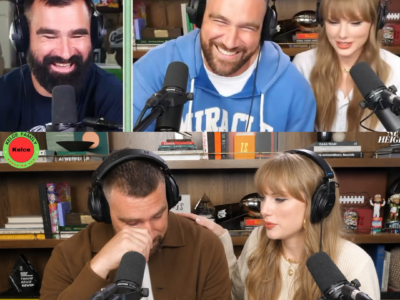 Raw Emotion on Air: Travis Kelce’s Heartfelt Reaction When Taylor Swift Discusses Their Past Agreement on New Heights