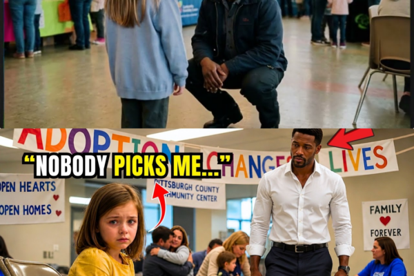 “Nobody Picks Me…” a Little Girl Whispered—Until a Black Single Dad Knelt Down and Did This JJ