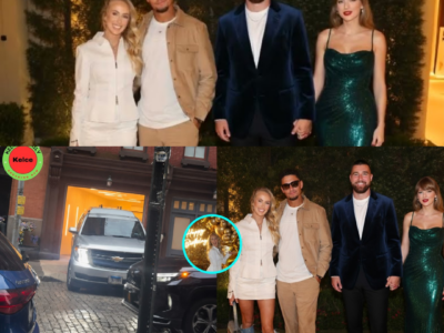Emerald Elegance in Manhattan: Taylor Swift and Travis Kelce Steal the Show at Brittany Mahomes’ Star-Studded 31st Birthday Bash
