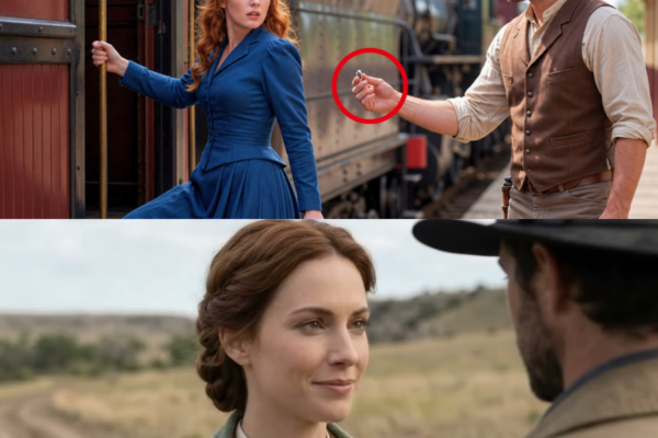 She Traded Her Wedding Ring for a Train Ticket West…Before She Boarded, the Cowboy Returned Her Ring