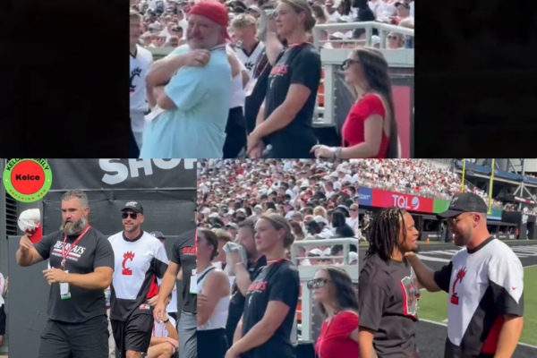 Welcome Home: Travis, Jason, and Kylie Kelce Bring the Heat to Nippert Stadium for an Epic Cincinnati Homecoming