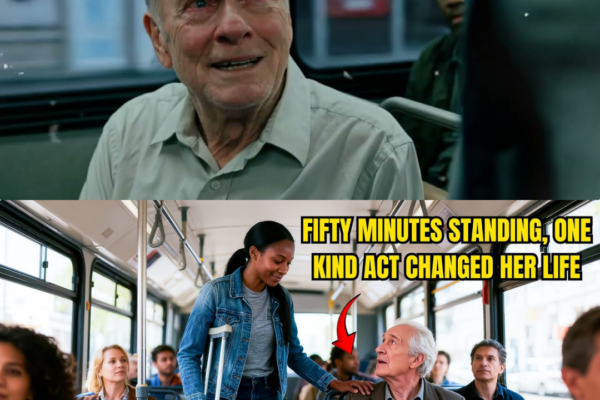 Black Girl on Crutches Stands 50 Min on Bus So Old Man Can Sit — What Comes Next Changes Her Life JJ