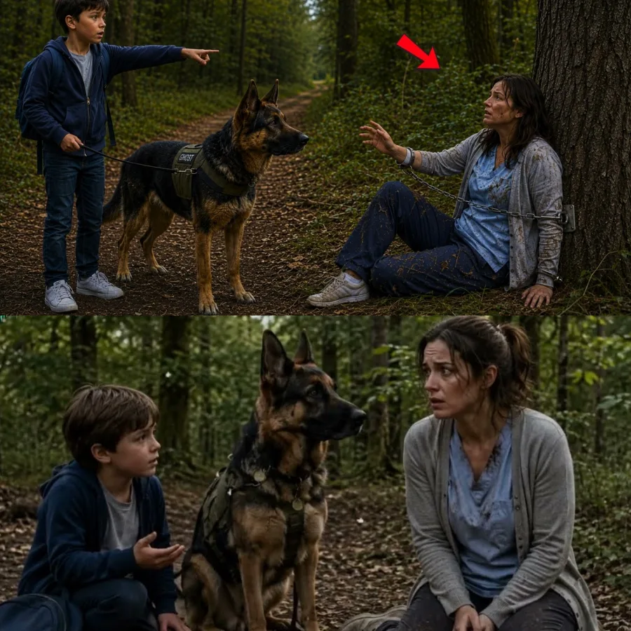 An 8-Year-Old Found a Nurse Chained to a Tree Then His K9 Helped Save Her