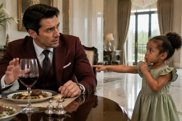 “Your Wine Is Poisoned,” the Maid’s Toddler Signed—The Billionaire Went Silent