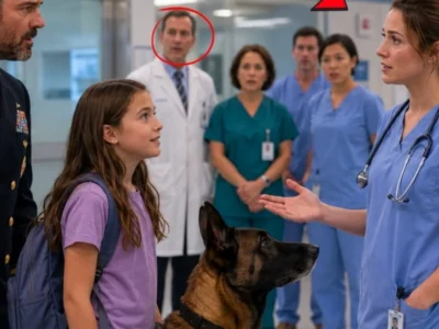The Admiral Walked Past Every Nurse With His K9 Until One Quiet Nurse Whispered His Daughter’s Name