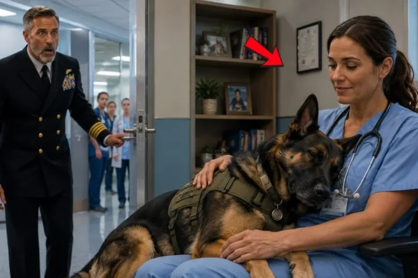 The Navy SEAL Admiral Was Shocked When He Found His K9 Sleeping on a Nurse’s Lap