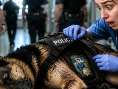 Everyone Walked Away from the Dead Police K9 — Until One Nurse Saw the Hidden Truth