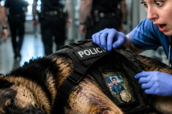Everyone Walked Away from the Dead Police K9 — Until One Nurse Saw the Hidden Truth