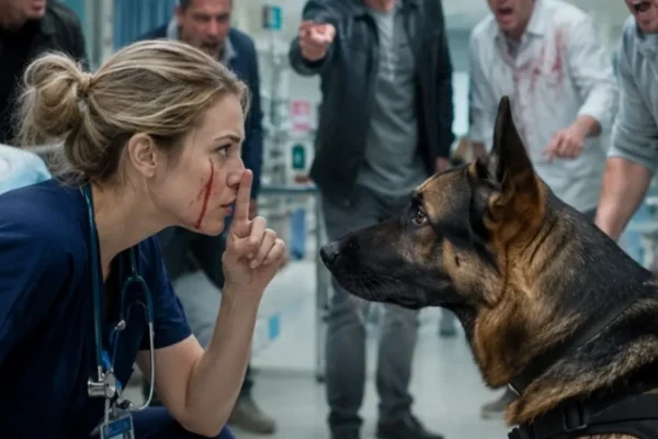 They Threatened Every Patient in the ER — Until the Nurse Gave Her K9 One Quiet Command