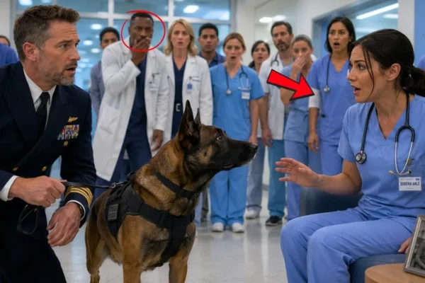 “Why Does My K9 Know You?” — The Admiral Froze When He Saw the Nurse