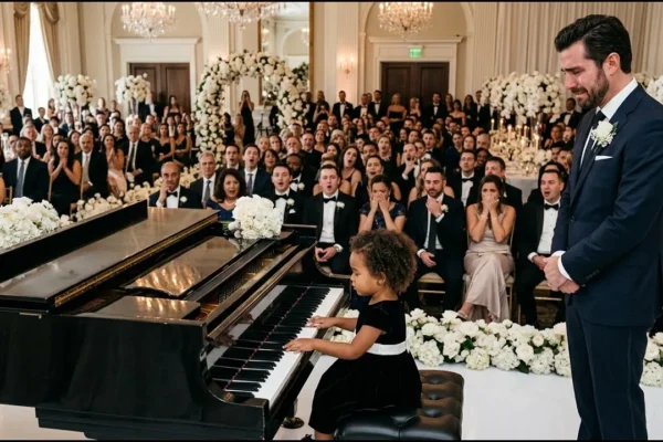 Maid’s Toddler Played the Piano at the Billionaire’s Wedding — And Left Every Guest Speechless