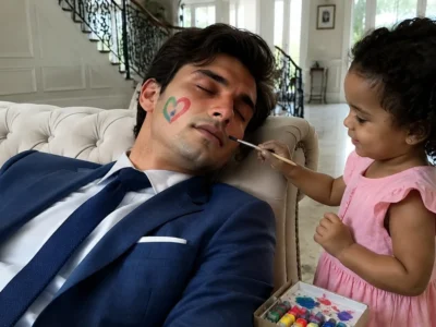 Billionaire Pretended to Sleep to Test His Maid’s Toddler Girl — What She Did Left Him in Tears