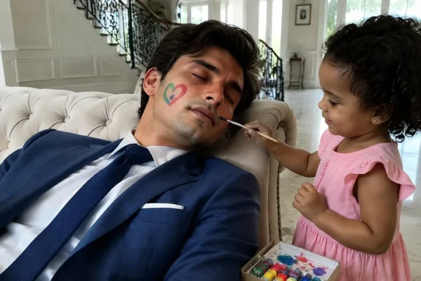 Billionaire Pretended to Sleep to Test His Maid’s Toddler Girl — What She Did Left Him in Tears