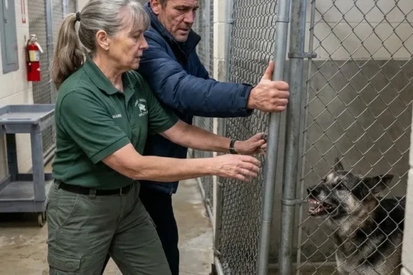 The Old German Shepherd Was Running Out of Time—Then a Police Officer Heard His Desperate Howl