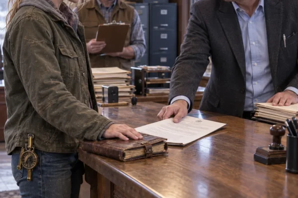 When the slick railroad agent handed me the deed to 3.1 miles of abandoned, rusted track cutting straight through my farm, he smirked and clicked his silver pen. He thought he was dumping a toxic liability on a grieving twenty-four-year-old girl for twelve hundred dollars. What he didn’t realize was that I had my grandfather’s leather-bound journal, and I knew the eighty-year-old engineering secret hiding beneath the gravel.