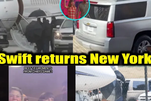 Midnight Departure in the Mist: Taylor Swift and Travis Kelce Board Private Jet for New York City Hand-in-Hand Following Massive Chiefs Victory