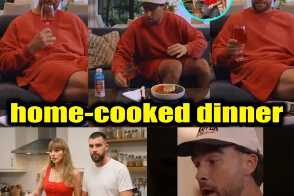 A Quiet Evening of Domestic Bliss: Travis Kelce Relaxes in Their Luxury Ohio Mansion Over a Home-Cooked Dinner Prepared by Wife Taylor Swift