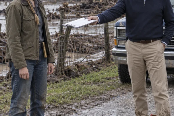 The county man handed me a $3,750 disposal quote for the fifty tons of flood timber sitting on the pasture my grandfather left me, then said the salvage rights went to his contractor. I’d be paying him to haul off my own trees. I said four words and picked up a saw.