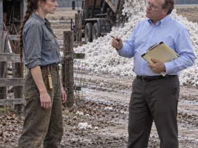 When the cotton mill dumped 30 tons of rejected lint on my late father’s farm, their manager laughed and charged me a single dollar just to save his landfill fees—until winter hit our county, and a stranger from Oregon drove 1,900 miles to measure what was inside my shed wall.