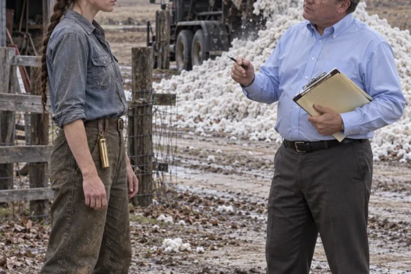 When the cotton mill dumped 30 tons of rejected lint on my late father’s farm, their manager laughed and charged me a single dollar just to save his landfill fees—until winter hit our county, and a stranger from Oregon drove 1,900 miles to measure what was inside my shed wall.