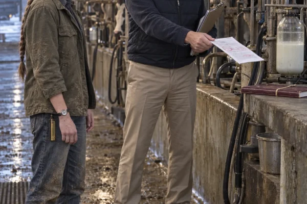 When the agribusiness consultant circled 40 of my late father’s milk cows in red and called them worthless museum pieces, the whole county laughed at me for keeping them—until feed prices tripled overnight, and the men who mocked me went to auction.
