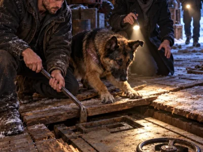 A Lawyer Found Me Sleeping in a Veterans Shelter and Said My Dead Uncle Had Left Me a 70-Acre Montana Farm for $4. A Black SUV Was Watching Before I Even Took the Deed. But the Message Caleb Left Mentioned My Military Dog—and when Ghost started ripping at the barn floor, I finally understood why someone wanted that land sealed.