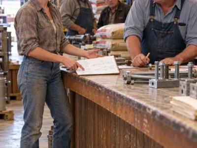 A Contractor Dumped 400 Rejected Bridge Girders in Our Kansas Pasture and Laughed Because Hauling Them Away Cost Too Much. I Was 23, and Everyone Saw Scrap—Until I Asked the Co-op for Structural Anchor Bolts for a 72-Foot Barn. Ray Laughed Too. Then I Gave Him One Load Calculation, and His Hand Stopped Over the Counter.