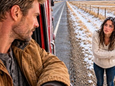 I Picked Up A Stranger Walking In The Sleet…Next Morning I Was Hired To Haul Away Her Dad’s Tractor 